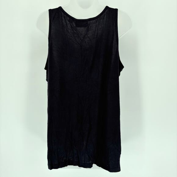 Avenue Tank Top Sleeveless Blouse Plus Size 18/20 Rayon Stretch Textured Flowy - Picture 6 of 6